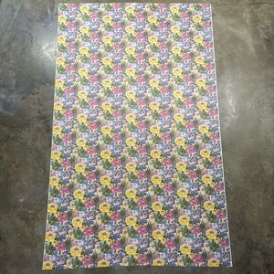 Vintage Floral Fabric ~2.6 Yards Bold Retro Flowers Stretch Knit 70s 80s